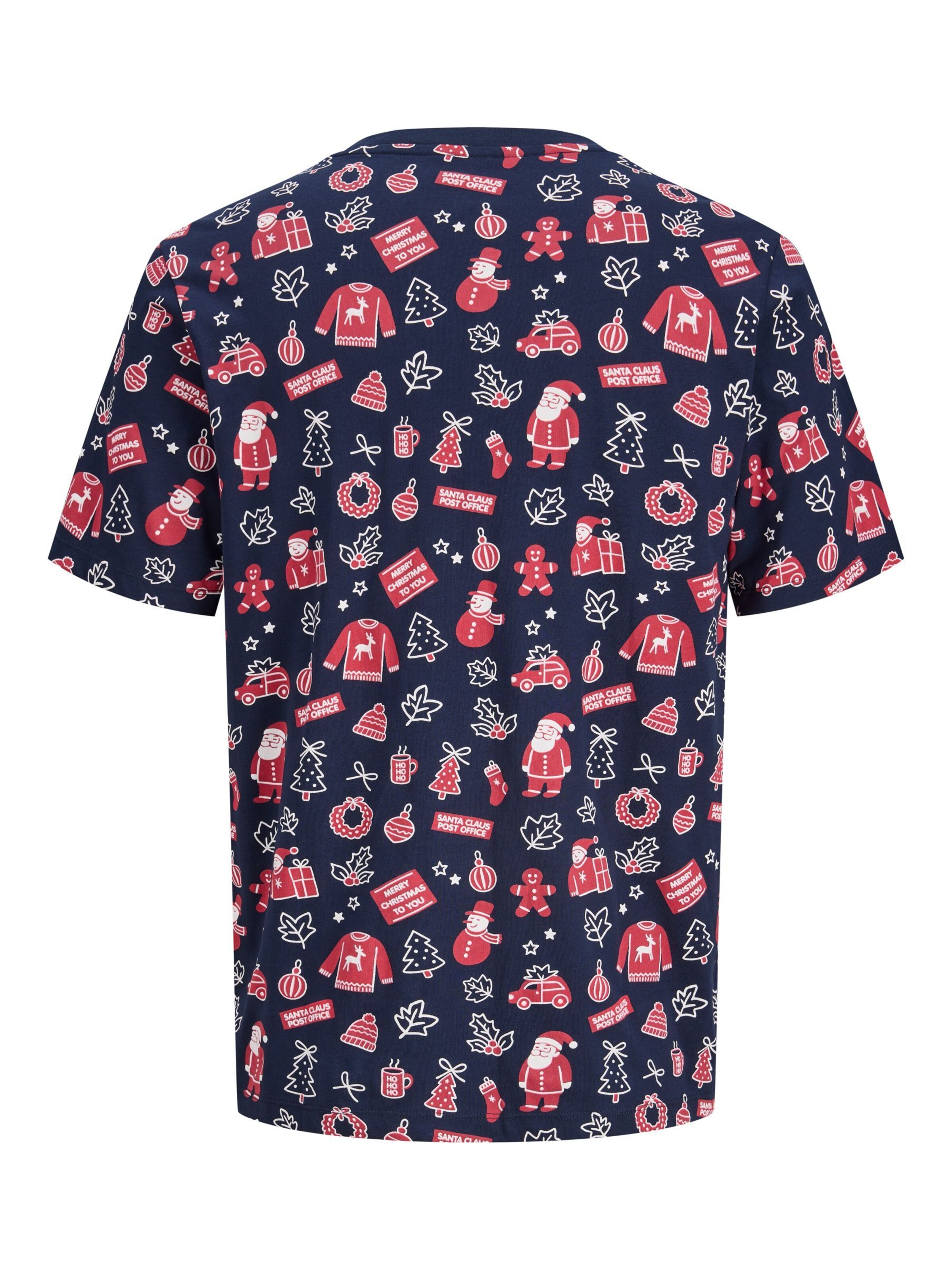 Maglietta 'BELL XMAS' di JACK & JONES in blu