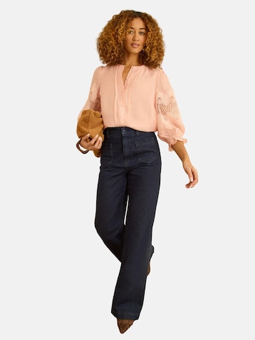 love & roses Blouse in Orange: front