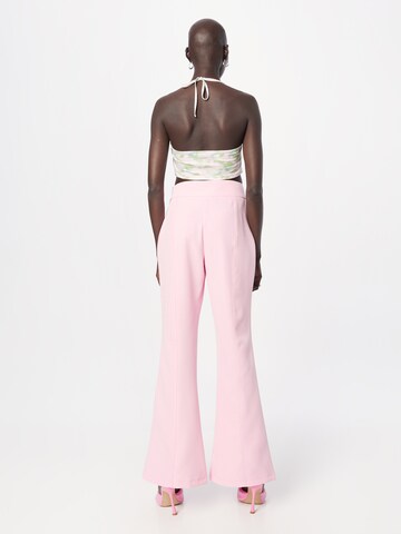 SOMETHINGNEW Flared Trousers 'RUTH' in Pink