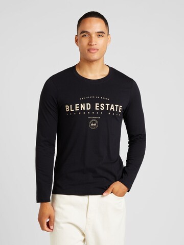 BLEND Shirt in Zwart: voorkant