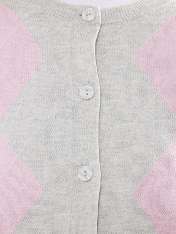 GAP Kardigán 'CASHSOFT ARGYLE' - Sivá