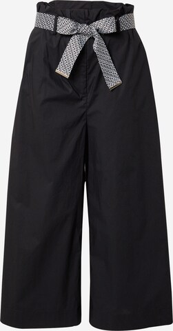 PINKO Zvonové kalhoty Kalhoty 'PUPA' – černá: přední strana