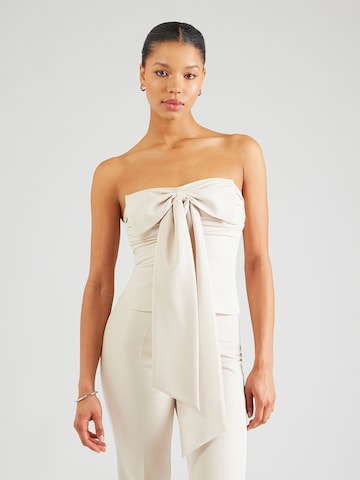 Haut millane en beige : devant