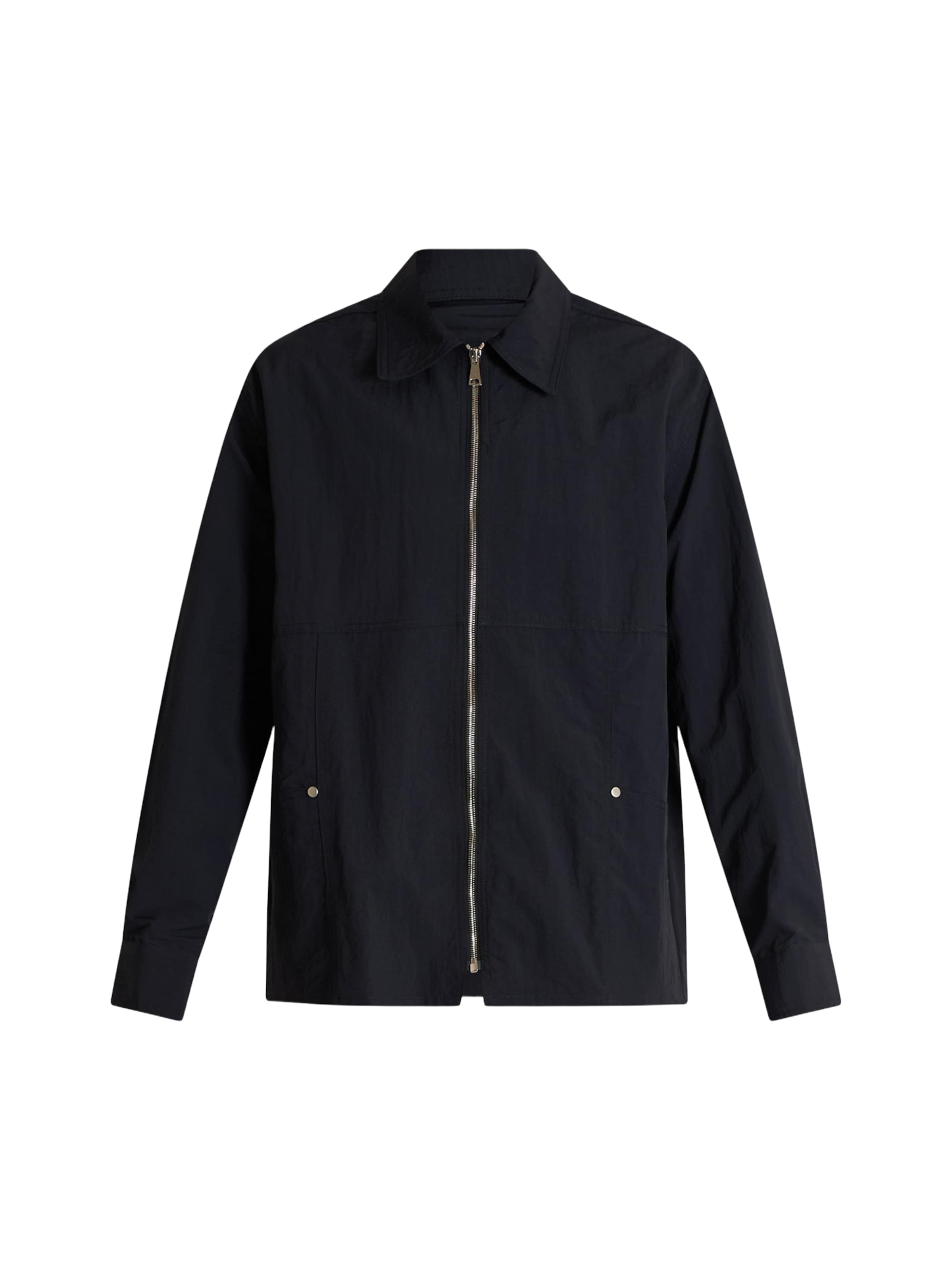 Coupe regular Chemise Yes London en noir : devant