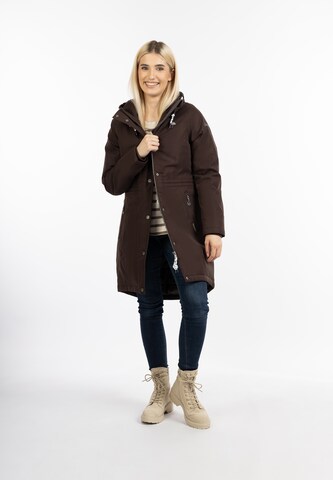 Manteau fonctionnel Schmuddelwedda en marron