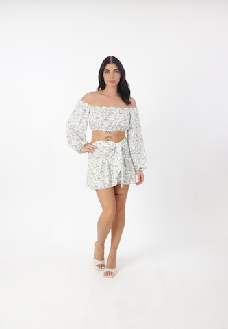 Costume Elara en beige : devant