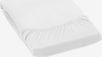 Aspero Bed Sheet ' RIGA ' in White: front