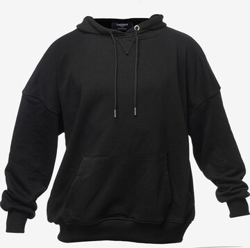 Tom Barron Hoodie 'mit Tasche' in Schwarz: predná strana