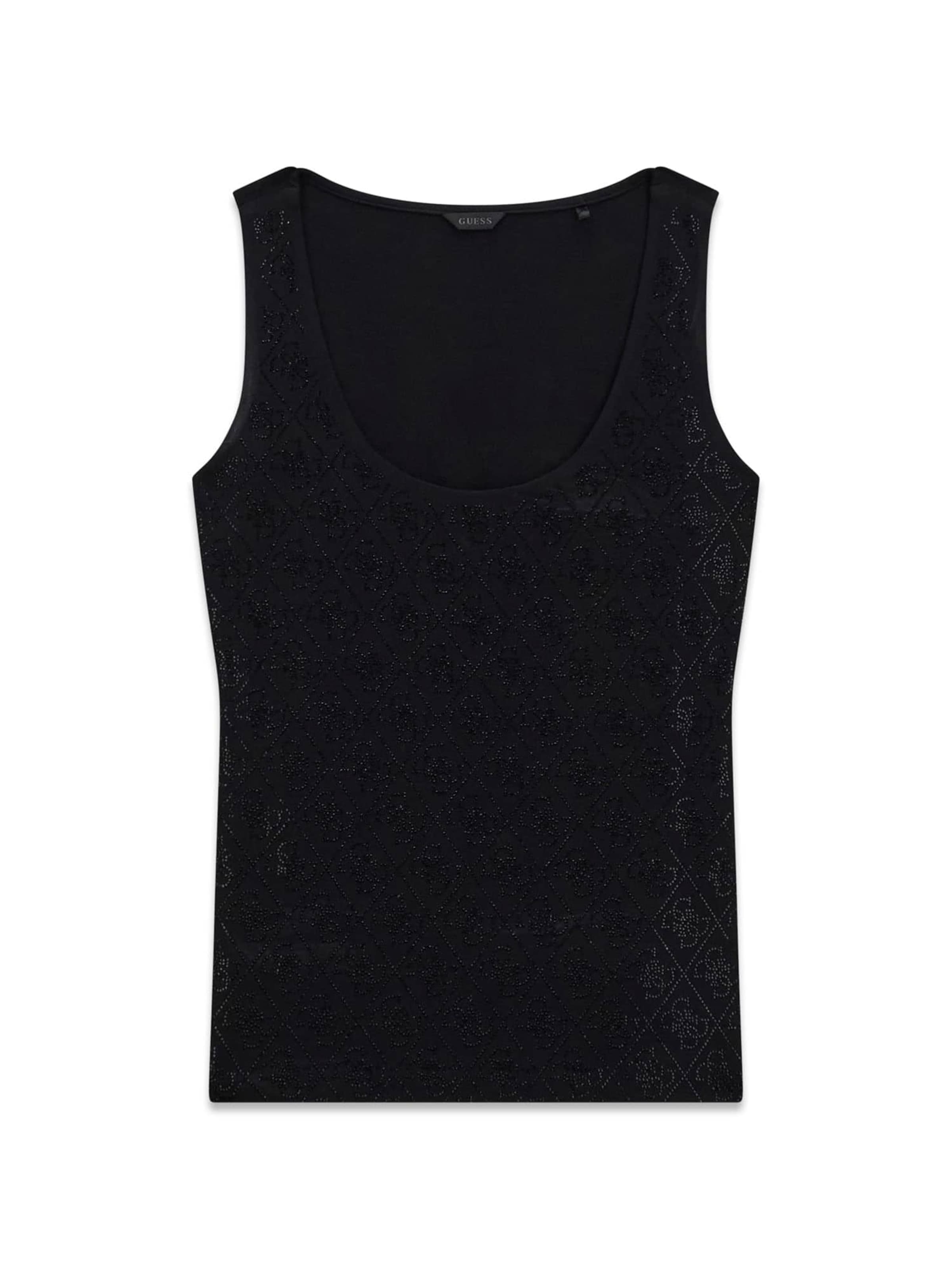GUESS Top in Schwarz: Vorderseite