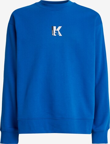 Sweat-shirt KARL LAGERFELD JEANS en bleu : devant