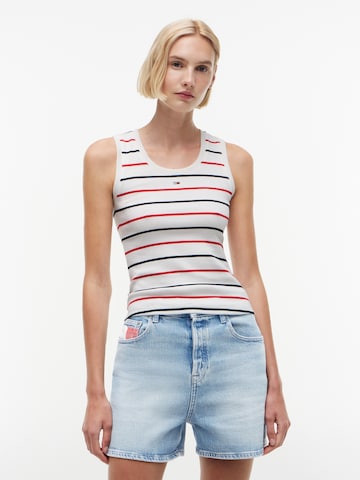 Top 'ESSENTIAL' di Tommy Jeans in beige: frontale