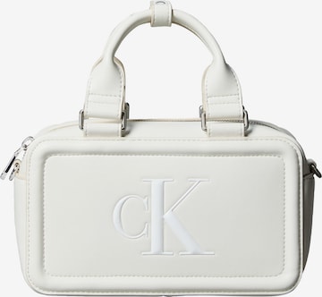 Calvin Klein - Malas de tiracolo 'BOLD ELONGATED MINI' em branco: frente