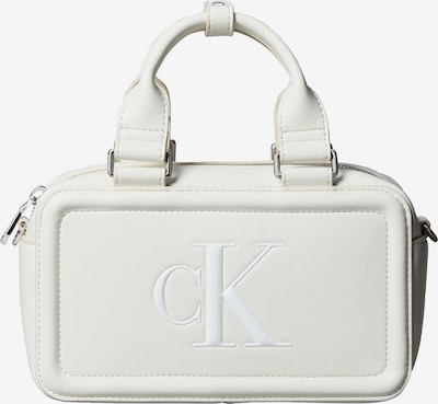 Calvin Klein Ručna torbica 'BOLD ELONGATED MINI' u vuneno bijela, Pregled proizvoda