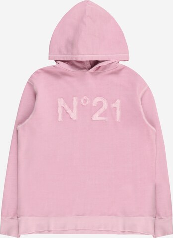 N°21 - Sweatshirt em rosa: frente