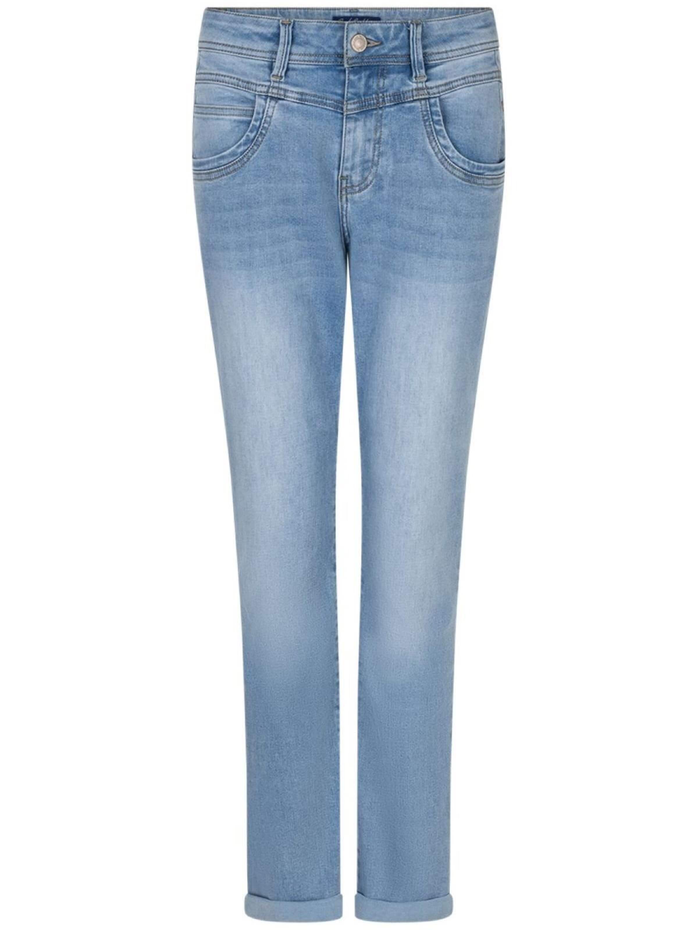Red Button Regular Jeans 'Red Button Relax denim stone' in Blauw: voorkant