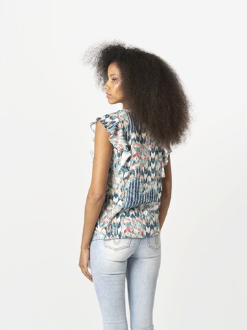 KOROSHI Blouse in Gemengde kleuren