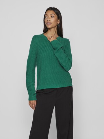 VILA Sweater 'Lou' in Green: front