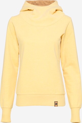 Sweat-shirt Fli Papigu en jaune : devant