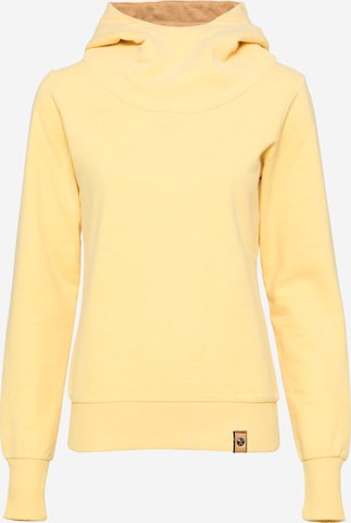 Fli Papigu Μπλούζα φούτερ σε κίτρινο: μπροστά