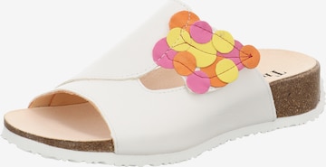 THINK! Mules 'Mizzi' in White: front