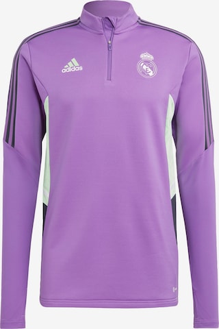 ADIDAS SPORTSWEAR - Camisa funcionais 'Real Madrid Condivo 22' em roxo: frente