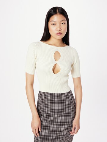 GLAMOROUS Pullover in Beige: predná strana