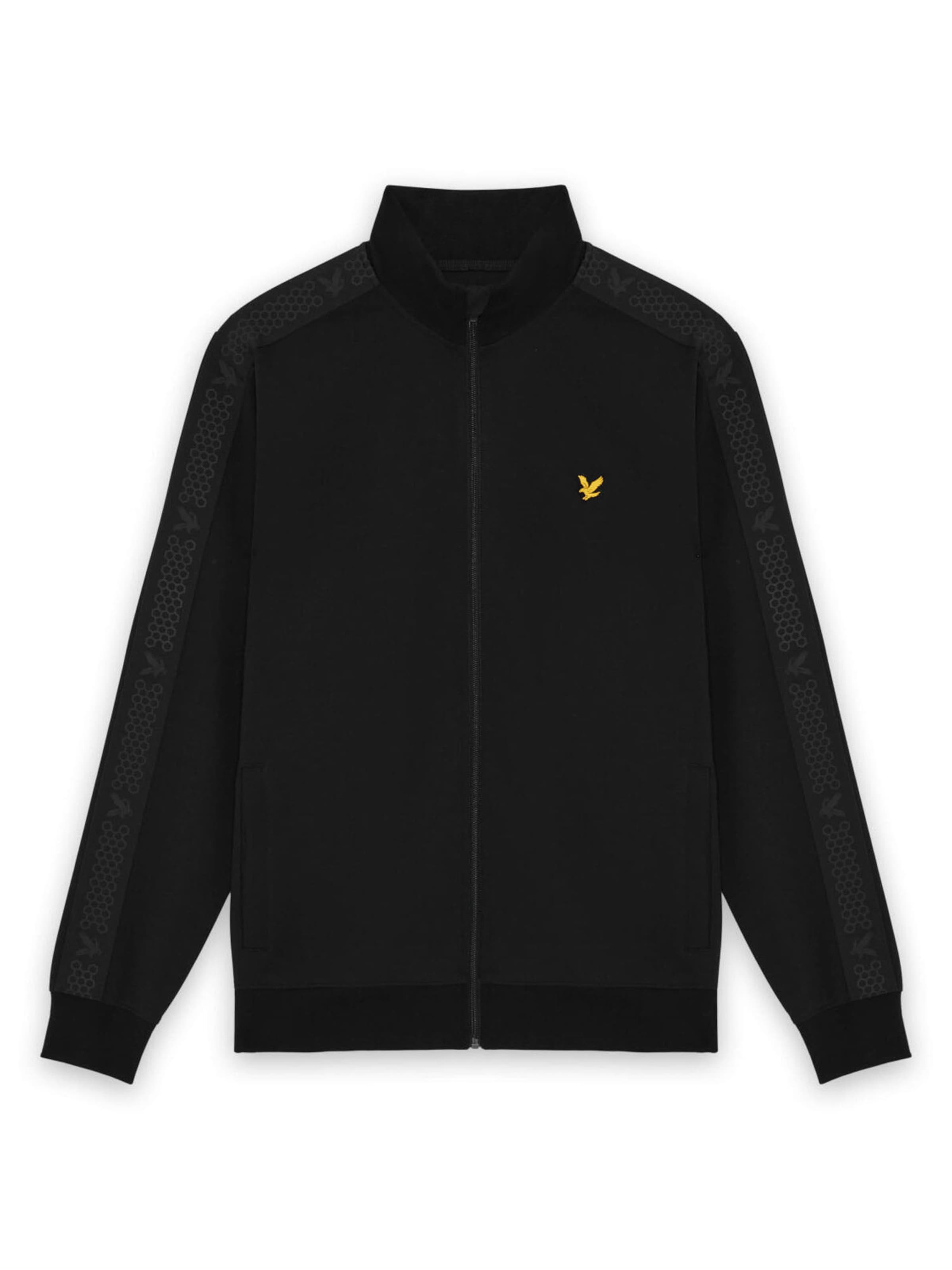 Lyle & Scott Sportjas in Zwart: voorkant