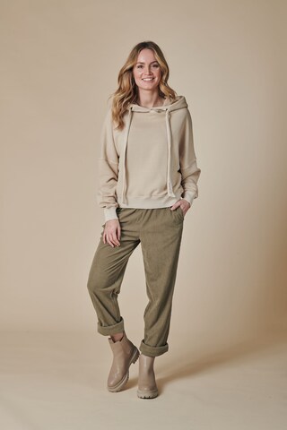Zhrill Sweatshirt in Beige