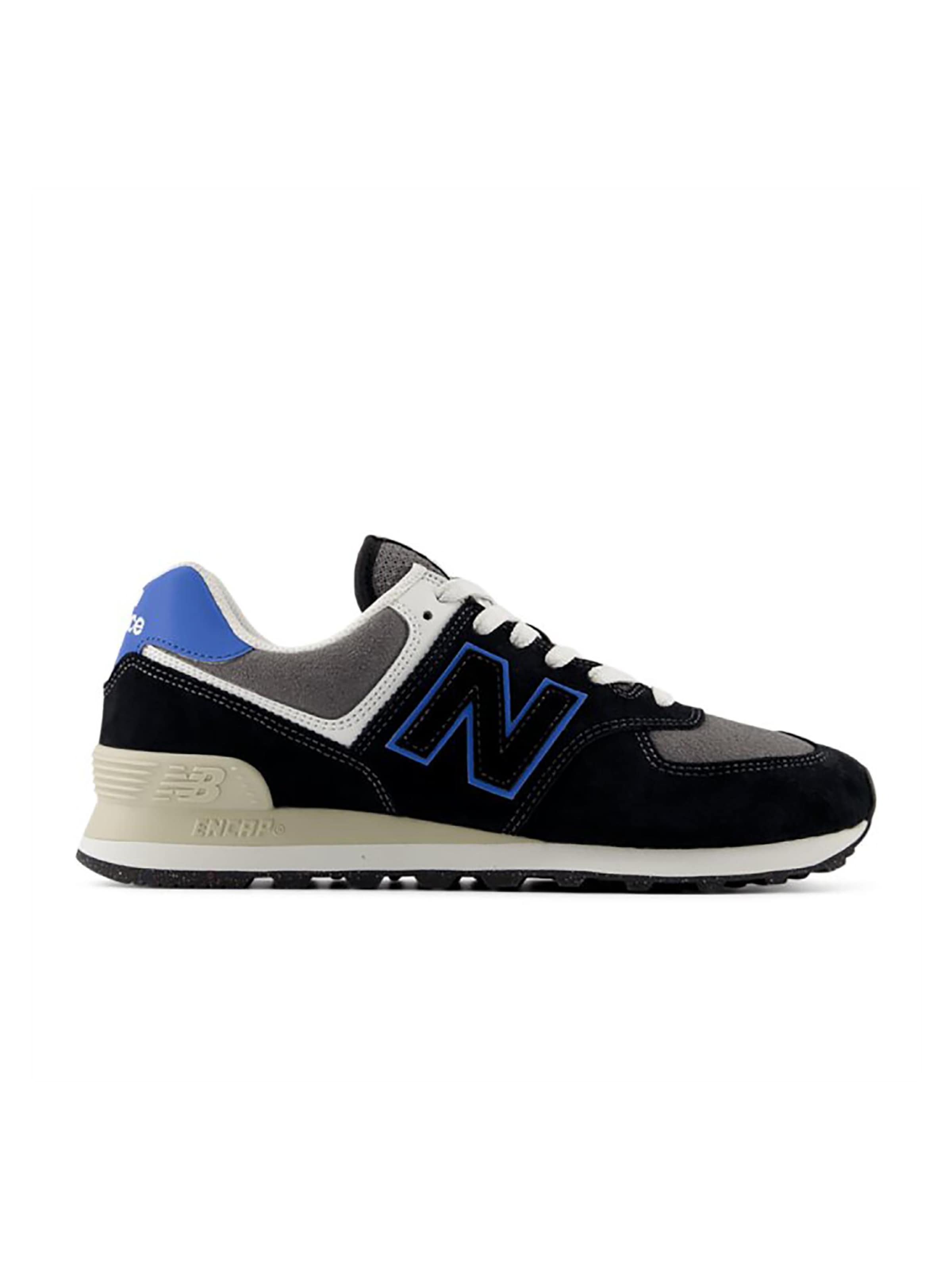 Scarpa bassa '574' di new balance in blu: frontale