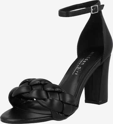 Madden Girl Strap Sandals 'BARBI' in Black: front