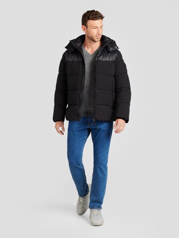 JOOP! Jeans Vinterjakke 'Joshas' i sort