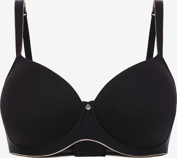 Conturelle BH 'Pure Feeling' in Schwarz: Vorderseite