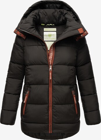 NAVAHOO Winterjacke 'Wattewölkchen' in Schwarz