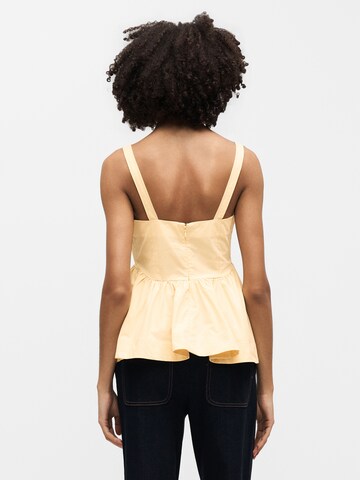 Top 'MIRANDA' de la TOPSHOP pe galben
