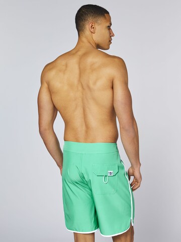 CHIEMSEE Athletic Swim Trunks in Green