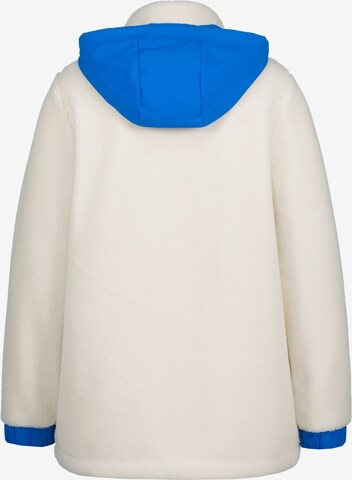 Ulla Popken Fleece Jacket in White