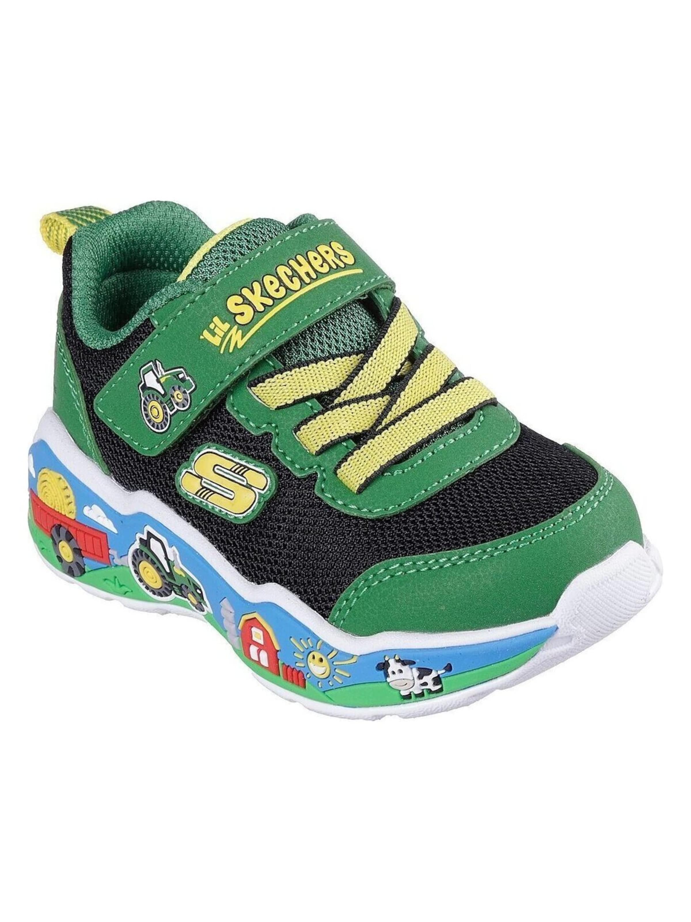 SKECHERS Sportschoen in Groen: voorkant