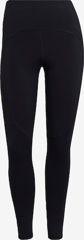 ADIDAS BY STELLA MCCARTNEY Skinny Workout Pants in Black: front