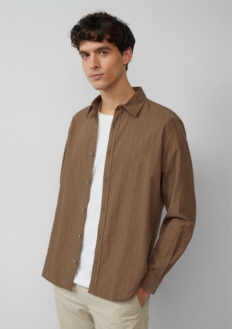s.Oliver Regular fit Overhemd in Beige: voorkant