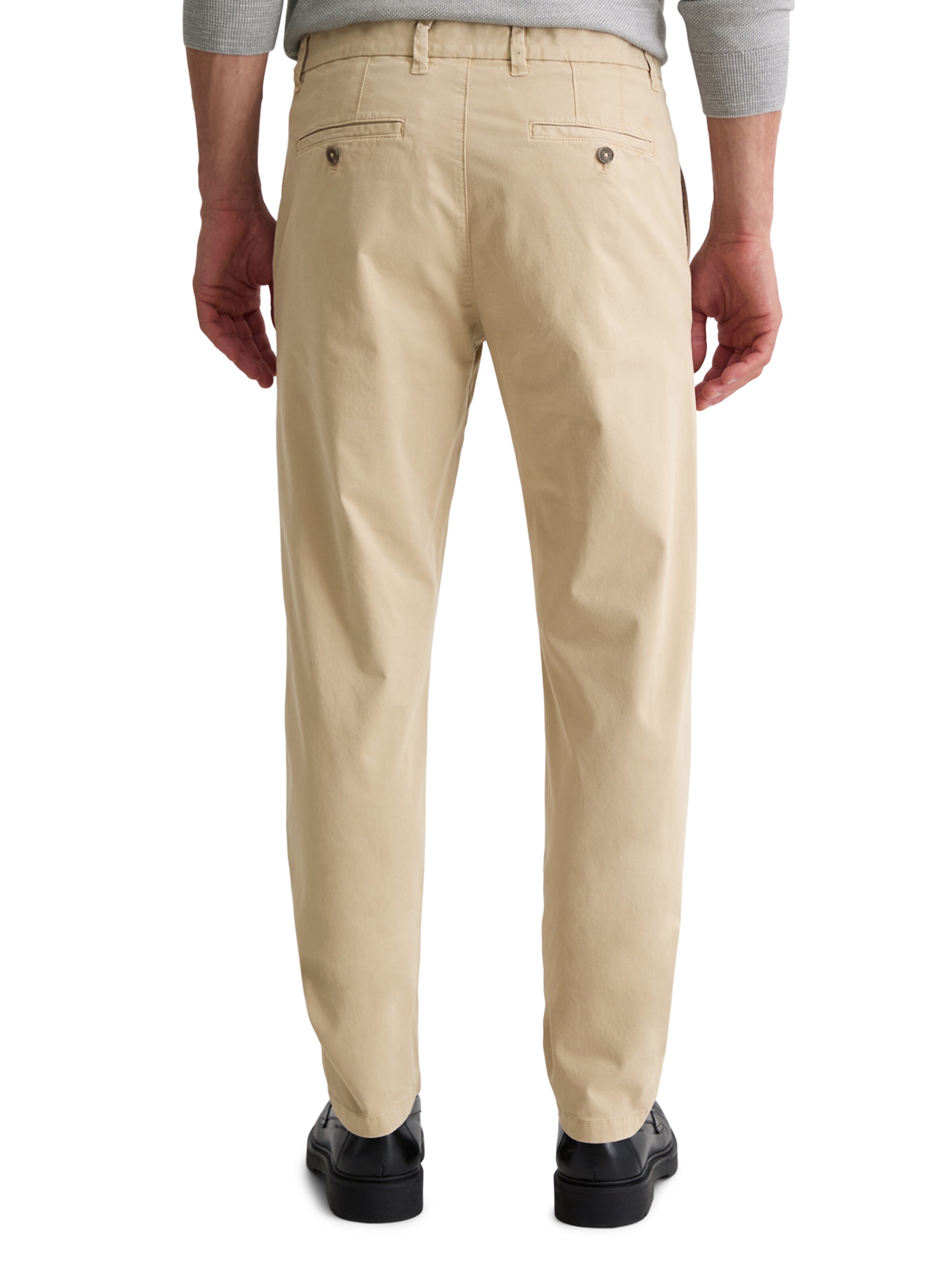 Marc O'Polo Tapered Chino trousers 'Osby' in Beige