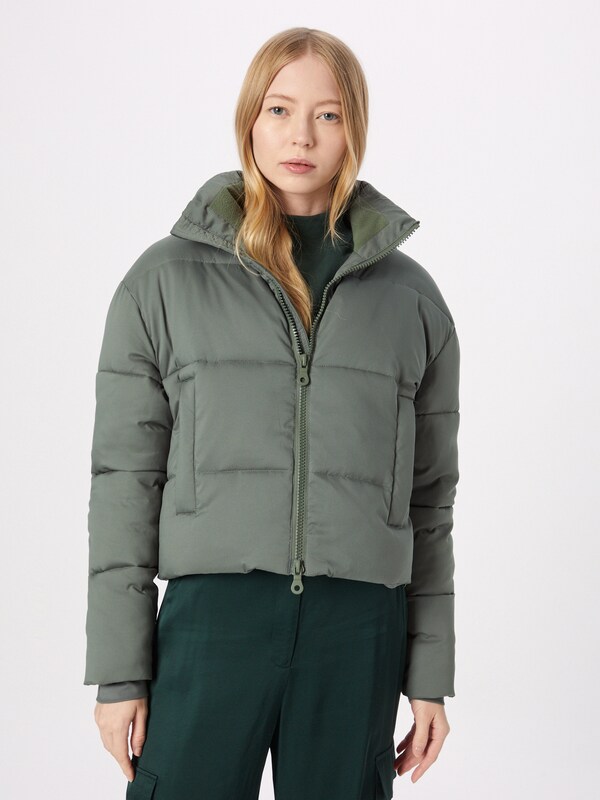 Girlfriend Collective Athletic Jacket in Dark Grey