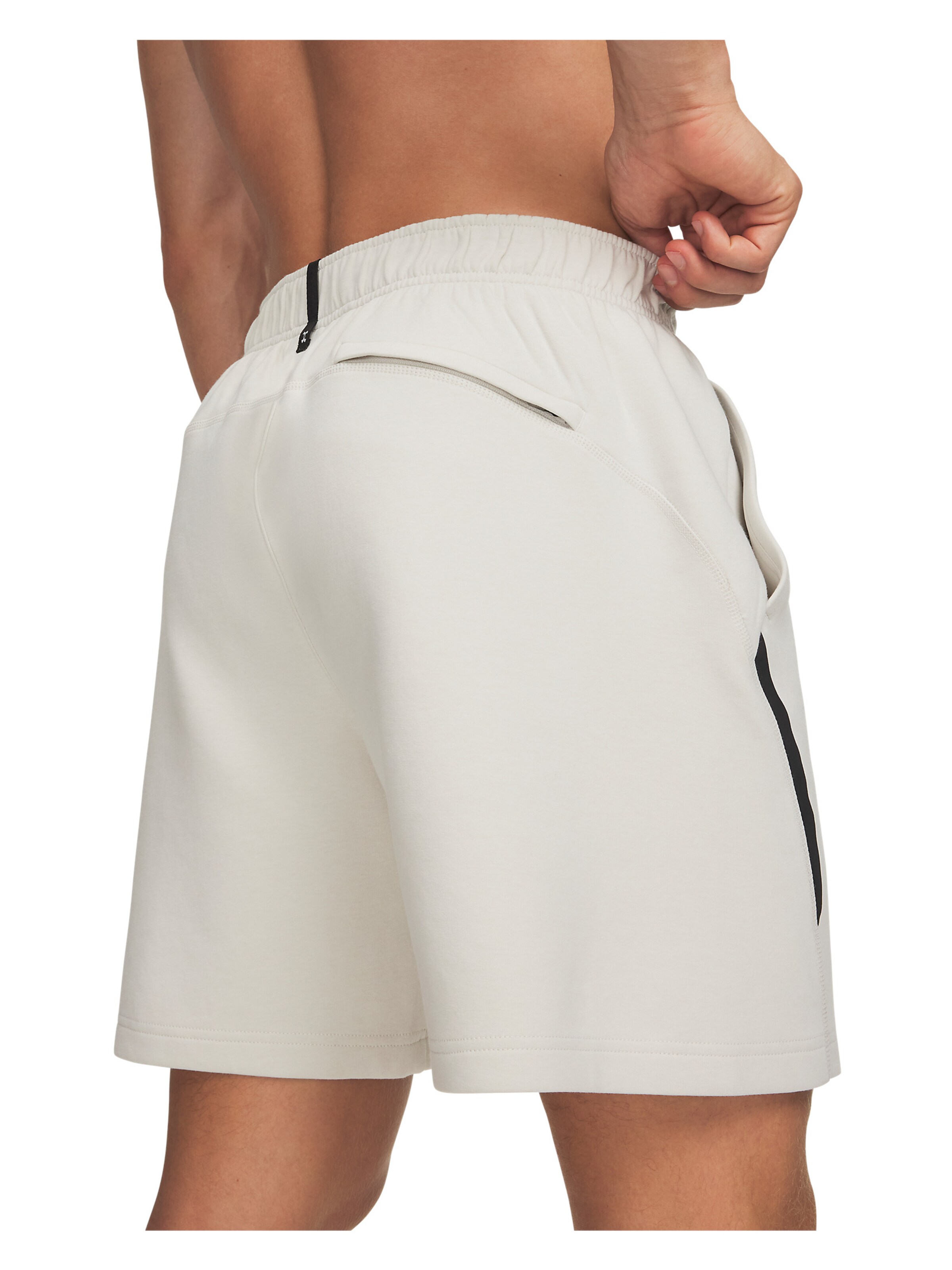 UNDER ARMOUR Regular Workout Pants 'Unstoppable Flc' in White