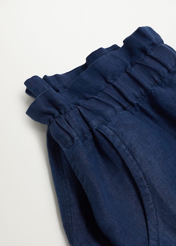 MANGO Regular Shorts 'Indigo' in Blau