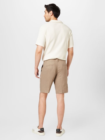 UNITED COLORS OF BENETTON Regular Shorts in Braun