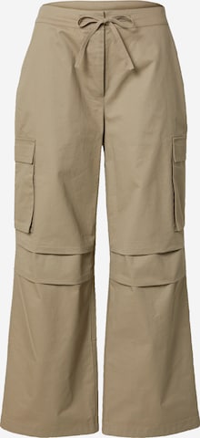 Loosefit Pantalon cargo 'Kayleen' LeGer by Lena Gercke en beige : devant