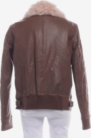 BOGNER Lederjacke / Ledermantel L in Braun