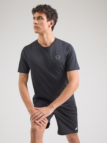 UNDER ARMOUR Λειτουργικό μπλουζάκι 'Radial' σε μαύρο