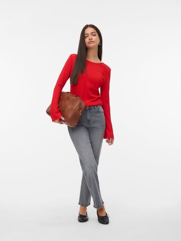 VERO MODA Shirt 'VMCille' in Red