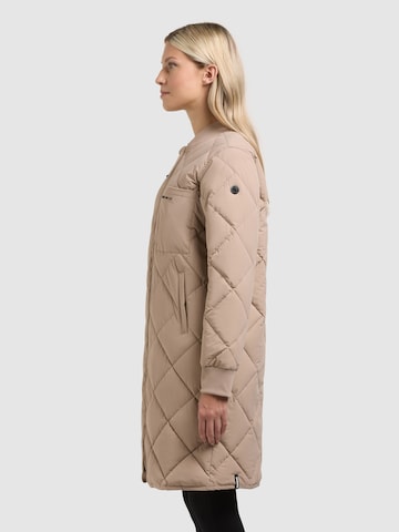 Manteau mi-saison 'YMAL2' khujo en beige