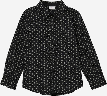 s.Oliver Regular fit Button up shirt in Black: front